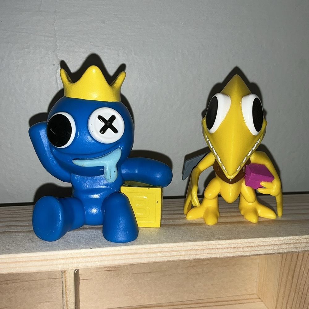 Rainbow Friends Mystery Bag Mini Figure‎ Blue Monster Block Yellow